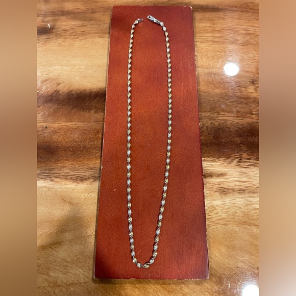 Silver rope chain 925 Italy - Picture 1 of 2